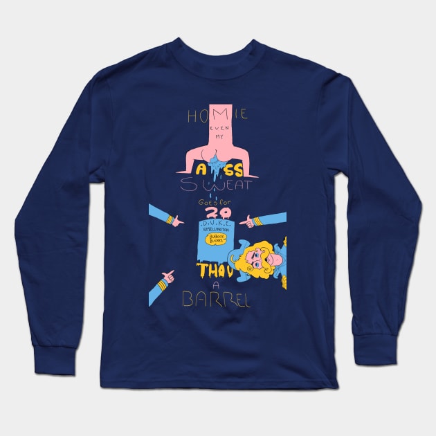 Duke Smellington Long Sleeve T-Shirt by Wikran